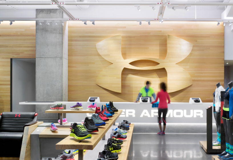 Under shop armour experience